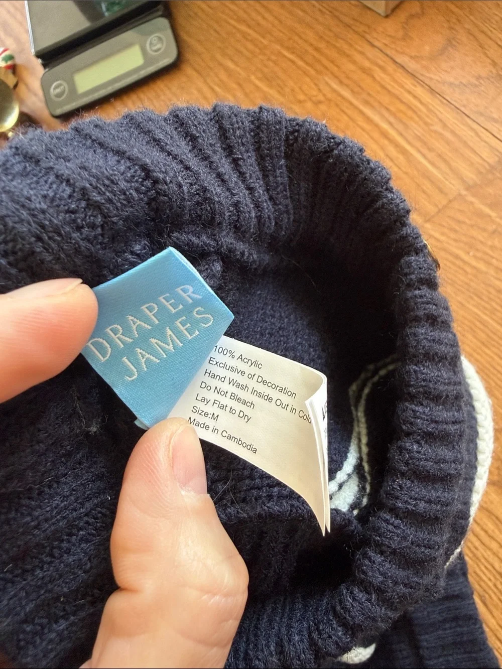 Draper James NWOT pet sweater nautical size medium